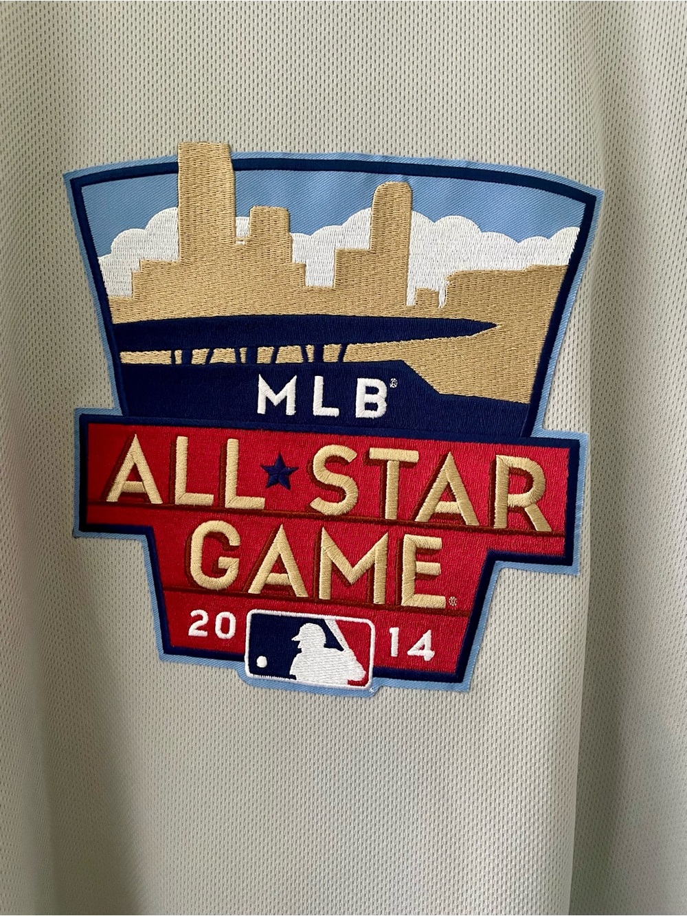 Minnesota 2014 MLB All Star Game Jersey/Shirt XL Gray/ Blue VGC - Picture 2 of 5